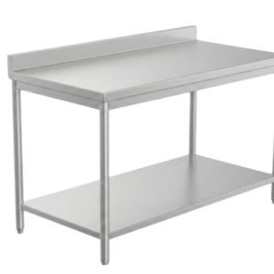 TABLE ADOSSEE AVEC ETAGERE BASSE L 900 mm