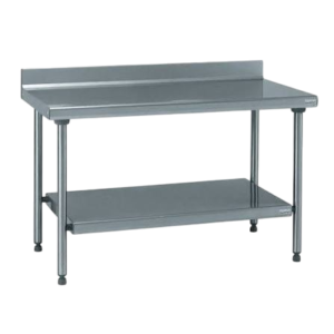 TABLE INOX ADOSSEE 1200 mm